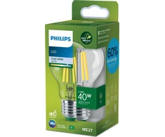 Signify „Philips Classic LED-A-Label“ lemputė, 40 W, E27, skaidri neutrali balta