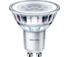 Signify „Philips“ klasikinė LED lemputė, 35 W, GU10, šiltai balta, 255 lm, sidabrinė, 2 vnt. pakuotėje