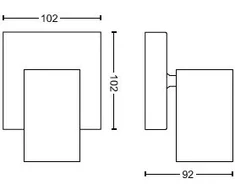 „Signify Philips Kosipo“ taškinis šviestuvas, 1 flg., be LM, 1x5,5W, juodas