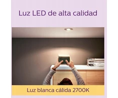 Signify „Philips“ LED klasikinė lempa 50 W GU10 šiltai balta 355 lm sidabrinė 2 vnt. pakuotėje