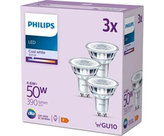 Signify Philips LED klasikinė lempa 50W GU10 šaltai balta 390lm sidabrinė 3er P
