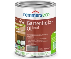 Atmosferos poveikiui atsparus matinis aliejus Remmers Garden Wood Oil [eco] grafito pilkas 0,75 l