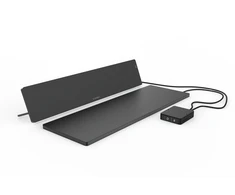 Etherma LAVA-DESK-ZONE-B darbo vietos šildymo rinkinys 230V, juodas