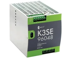 „SilentiumPC“ 3 fazių perjungimo maitinimo šaltinis K3SE 96048 3x400/48VDC 20A 960W, skirtas DIN bėgeliui, maitinimas: 340–55 VAC, Ta 70, 17000–2038
