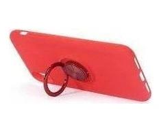 Dėklas SILICONE RING SAMSUNG GALAXY A02S Raudonas