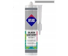 SILIKON SANITARNY SIL-S280-ST/ATLAS SILTON S KARTUSZ 280 ml STALOWY