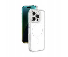 AmazingThing Titan Pro Mag dėklas su Magnetic Ring skirtas Apple iPhone 16 Pro - skaidrus