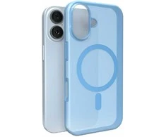 Puro Daylight Magsafe Compatible Silikoninis dėklas for iPhone 17 - Translucent Mėlyna