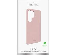 Puro Icon Silicone Samsung Galaxy S25 Ultra – dėklas telefonui rožinės spalvos