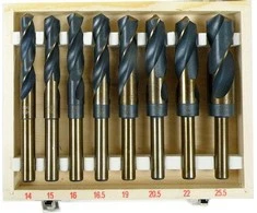 Grąžtas Silver Sidabrinis grąžtai KOBALT KPL. 8szt. 14-25,5/mm