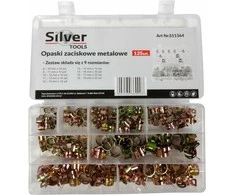 Silver Sidabrinis OBEJMY OPASKI METALOWE 135szt.