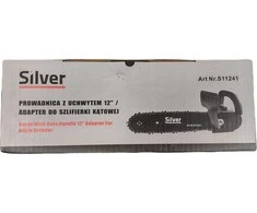 Silver Sidabrinis Sidabrinis ATTACHMENT FOR ANGLE GRINDER GUIDE GUIDE WITH HANDLE 12" /Sidabrinis