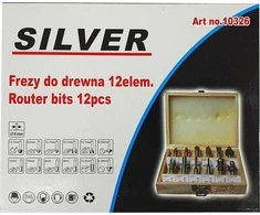 SILVER LUOKUTINĖS FORMOS MĖRIMO SVIESTAI 12 vnt./SIDABRAS