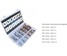 SILVER Sidabrinis SIDABRINĖS KNIEDINĖS VERŽLĖS M3-M10 300vnt.