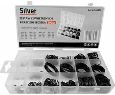 Silver PIERŚCIENIE SEGERA ZEWNĘTRZNE 300el. /Sidabrinis