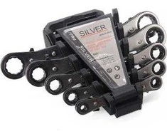 Grąžtas SILVER Sidabrinis KLUCZE OCZKOWE Z GRZECHOTKĄ 5 vnt. (6-22mm)