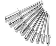 Silver Sidabrinis Sidabrinis Aklosios kniedės 2,4 – 4,8mm 400vnt