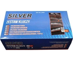 Silver Sidabrinis Rinkinys KLUCZY SPECJALISTYCZNYCH 47szt.