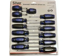 SILVER WKRĘTAKI 14szt. /Sidabrinis