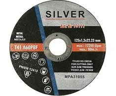 SILVER METALO PJOVIMO DISKAS 125 x 2,5 x 22,2 mm