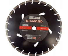 SILVER Sidabrinis SIDABRINIS DEIMANTINIS DISKAS STONER 350mm SEGMENTINIS