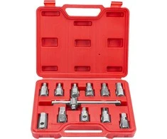 SILVER Alyvos nuleidimo kamščių raktų k.12dalių