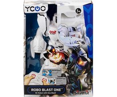 Dumel Robotas Robo Blast One baltas su šaudymo funkcija