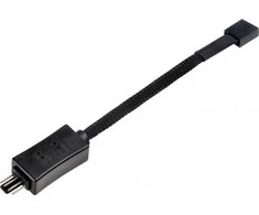 SilverStone 4-pin - 4-pin, 0,1m, Juoda (40165)