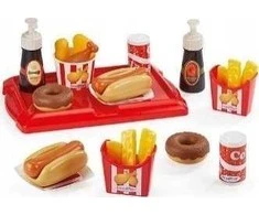 Simba Vaikiškų virtuvėlės priedų rinkinys hot-dog 25 vnt
