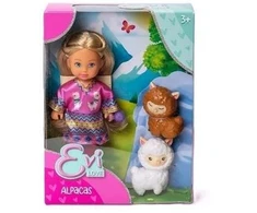 simba Doll El with alpacas