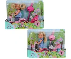 Lėlė – vaikas Simba Evi with a Bike 105730783, 12 cm