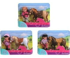 Simba VI Pony lėlė su arkliu - 105737464