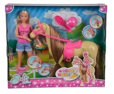 Pferd STEFFI LOVE lėlė su arkliu Lovely Horse, 105733052