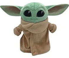 Mattel „Simba Disney“ talismano kūdikis Yoda Mandalorian Žvaigždžių karai 25cm pliušinis