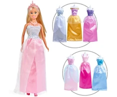 SIMBA Steffi modowa princesė+ubranka 573-3928