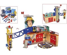 Dickie Simba - Fireman Sam XXL gaisrinė su šviesos garso figūra