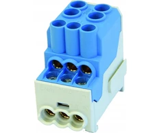 Simet Al/Cu paskirstymo blokas 80010 SIMBLOCK mėlynas SDB100 81601003