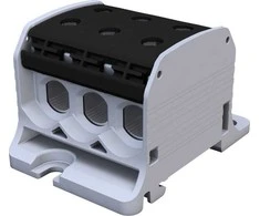 Simet Al/Cu srieginio bėgio jungtis STB 50-3 (87360) SIMBLOCK juoda 81003007
