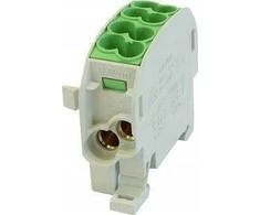 Simet 1-potencialus perjungiamas paskirstymo blokas 100A 4x2,5-25mm2 žalia SCB 25-Cu 81503005
