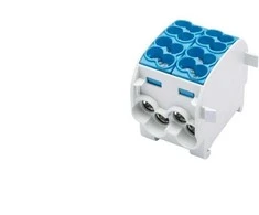 Simet Paskirstymo blokas - atšaka SCB 25-2 Al/Cu 80120 SIMBLOCK mėlynas 81505003