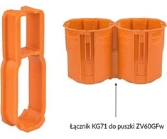 Simet Jungtis dėžėms KG71 oranžinė 37341008