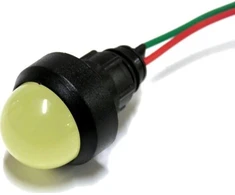 Simet Diodinė lemputė Klp 20Y/24V Gaubtas 20 Mm 12-24V Geltona 84420004 Simet