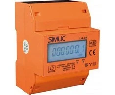 Simet 3 fazės elektros skaitiklis 80A 3x230 / 400V su LCD- 3F / 4M MID ekranu (85402010)