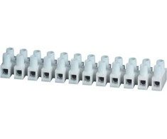 Simet 89092110 Srieginė gnybtų juosta 12 takelių 2,5 mm2 poliamido PA66 su balta poveržle LPA12-2.5 89092110