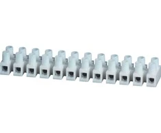Simet 89089110 Termoplastinė srieginė gnybtų kaladėlė su poveržle, 4mm2, 12 bėgelių, skaidri LPA12-4 89089110