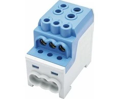 Simet Paskirstymo blokas Al/Cu SDB 200 (80030) SIMBLOCK mėlynas 81602003