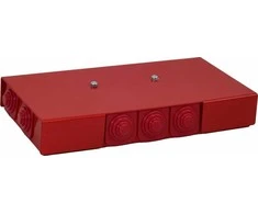 Simet Ugnies dėžutė PIP- 2AN R3x3x4 stačiakampio formos, E90, šakota, matmenys 103x30x197mm, raudona 84622656