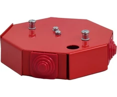 Simet Priešgaisrinė dėžutė PIP-3AN R6x2x4 aštuonkampė, E90, skirstytuvas, išmatavimai 124x28x137mm, raudona 84623616