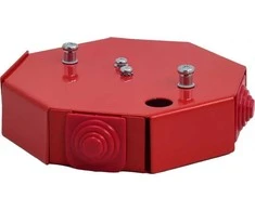 Simet Priešgaisrinė dėžutė PIP-3AN R6x2x4 aštuonkampė, E90, skirstytuvas, išmatavimai 124x28x137mm, raudona 84623616