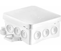 Simet Wall dėžutė 75x40x75mm su integruota riebokšle, savaime užsifiksuojanti FASTBOX&amp;ampHOOK serija balta IP54 NS5 35360106